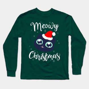 Meowy Christmas Long Sleeve T-Shirt